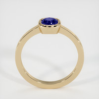 0.68 Ct. Blue Sapphire Ring, 10K Yellow Gold 3