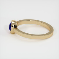 0.68 Ct. Blue Sapphire Ring, 10K Yellow Gold 4