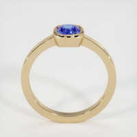0.67 Ct. Blue Sapphire Ring, 10K Yellow Gold 3