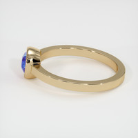 0.67 Ct. Blue Sapphire Ring, 10K Yellow Gold 4