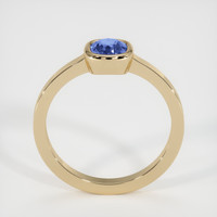 0.63 Ct. Blue Sapphire Ring, 10K Yellow Gold 3