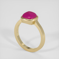 2.91 Ct. Pink Tourmaline Ring, 10K Yellow Gold 2