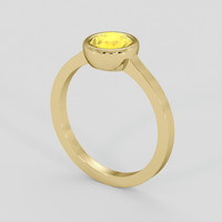 1.11 Ct. Yellow Sapphire Ring, 10K Yellow Gold 2