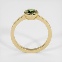 0.63 Ct. Green Sapphire Ring, 10K Yellow Gold 3
