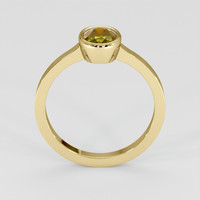 0.78 Ct. Greenish Brown Tourmaline Ring, 14K Yellow Gold 3