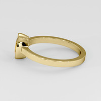 0.78 Ct. Greenish Brown Tourmaline Ring, 14K Yellow Gold 4