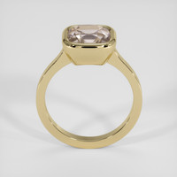3.43 Ct. Padparadscha Sapphire Ring, 14K Yellow Gold 3