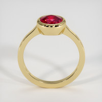 1.55 Ct. Ruby Ring, 14K Yellow Gold 3