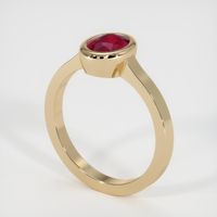 0.97 Ct. Ruby   Ring - 14K Yellow Gold 2
