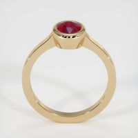 0.97 Ct. Ruby Ring, 14K Yellow Gold 3