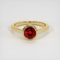 1.56 Ct. Ruby Ring, 14K Yellow Gold 1