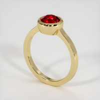 1.56 Ct. Ruby Ring, 14K Yellow Gold 2