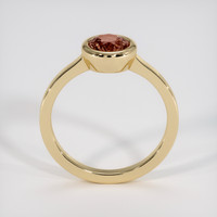 1.07 Ct. Padparadscha Sapphire Ring, 14K Yellow Gold 3