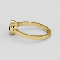 0.89 Ct. Green Sapphire Ring, 14K Yellow Gold 4