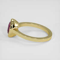 1.50 Ct. Pinkish Purple Sapphire Ring, 14K Yellow Gold 4