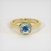 2.30 Ct. Sapphire Ring, 14K Yellow Gold 1