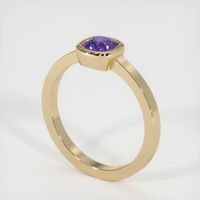 0.66 Ct. Sapphire Ring, 14K Yellow Gold 2
