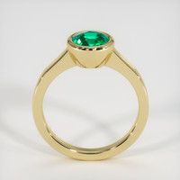 1.18 Ct. Emerald Ring, 18K Yellow Gold 3