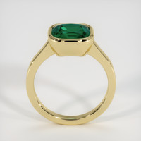 2.58 Ct. Emerald Ring, 18K Yellow Gold 3