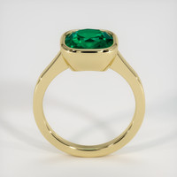 2.62 Ct. Emerald Ring, 18K Yellow Gold 3