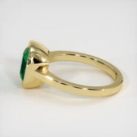 2.62 Ct. Emerald Ring, 18K Yellow Gold 4