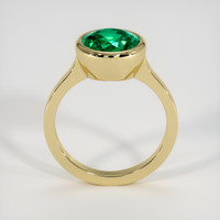 2.60 Ct. Emerald Ring, 18K Yellow Gold 3