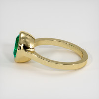 2.60 Ct. Emerald Ring, 18K Yellow Gold 4