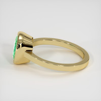 1.26 Ct. Emerald Ring, 18K Yellow Gold 4