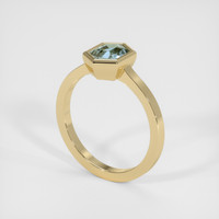 1.36 Ct. Bi Color Sapphire Ring, 18K Yellow Gold 2