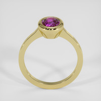 1.50 Ct. Pinkish Purple Sapphire Ring, 18K Yellow Gold 3
