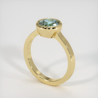 2.30 Ct. Sapphire Ring, 18K Yellow Gold 2