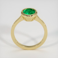 2.08 Ct. Emerald Ring, 18K Yellow Gold 3