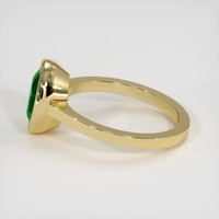 2.08 Ct. Emerald Ring, 18K Yellow Gold 4
