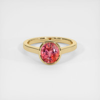 2.04 Ct. Sapphire Ring, 18K Yellow Gold 1