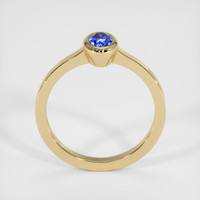 0.70 Ct. Blue Sapphire Ring, 18K Yellow Gold 3