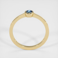 0.46 Ct. Sapphire Ring, 18K Yellow Gold 3