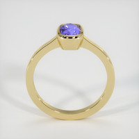 1.30 Ct. Bluish Purple Sapphire Ring, 18K Yellow Gold 3