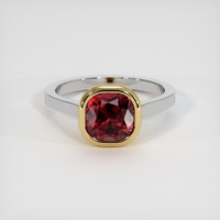 3.10 Ct. Gemstone Ring, 14K Yellow & White 1