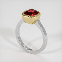 3.10 Ct. Gemstone Ring, 14K Yellow & White 2