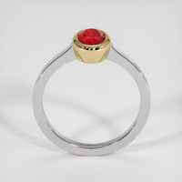 1.02 Ct. Ruby Ring, 14K Yellow & White 3