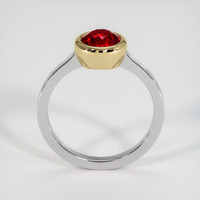 1.56 Ct. Ruby Ring, 14K Yellow & White 3