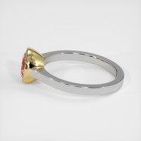 1.67 Ct. Padparadscha Sapphire Ring, 14K Yellow & White 4