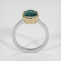 4.07 Ct. Sapphire Ring, 14K Yellow & White 3