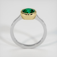 1.23 Ct. Emerald Ring, 18K Yellow & White 3