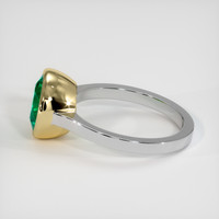 2.60 Ct. Emerald Ring, 18K Yellow & White 4