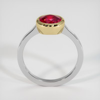 1.55 Ct. Ruby Ring, 18K Yellow & White 3