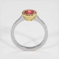 1.67 Ct. Padparadscha Sapphire Ring, 18K Yellow & White 3