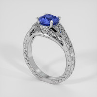 1.85 Ct. Blue Sapphire Ring, Platinum 950 2