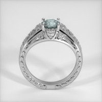 1.25 Ct. Bluish Green Sapphire Ring, Platinum 950 3