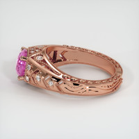 1.72 Ct. Pink Sapphire Ring, 14K Rose Gold 4